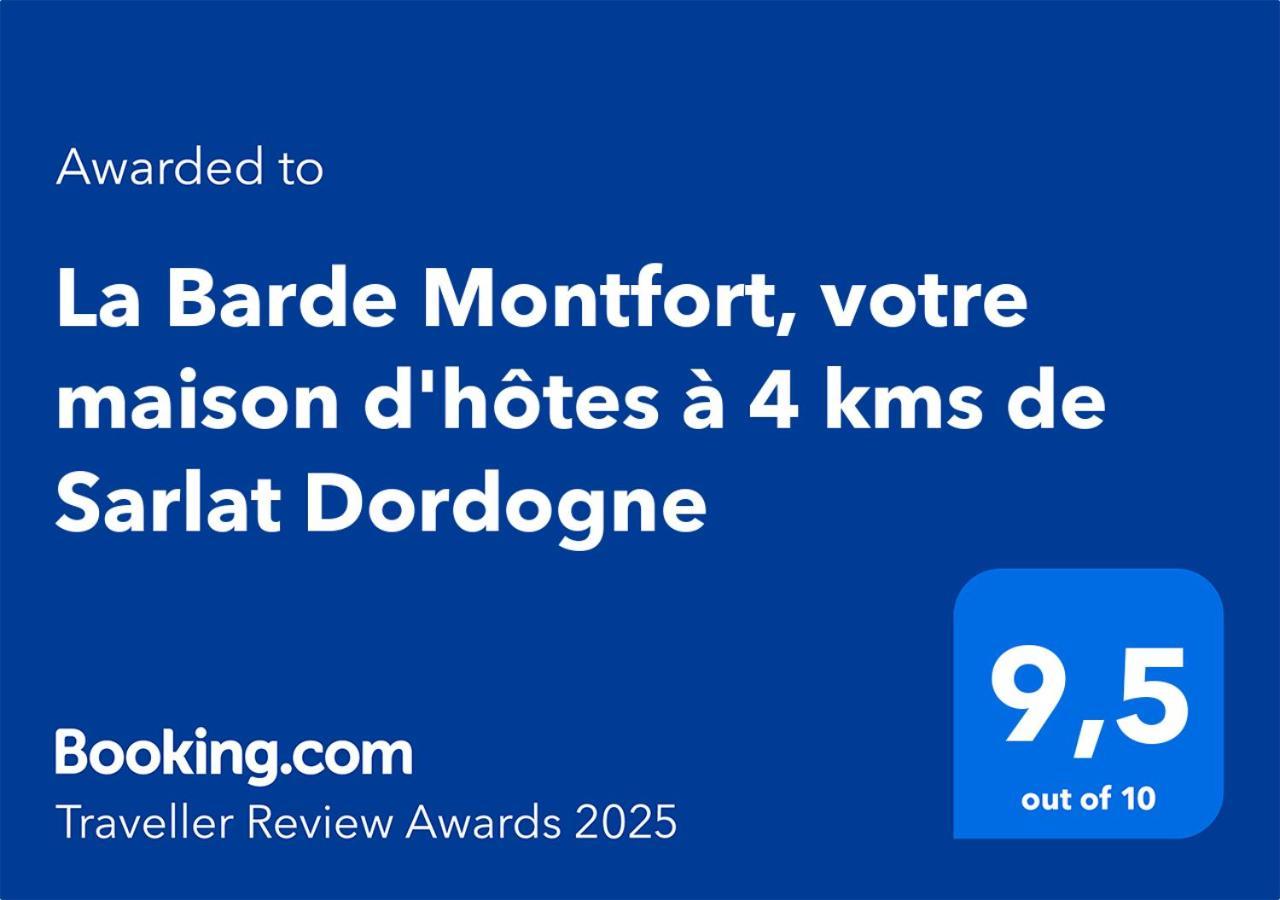 La Barde Montfort, Votre Maison D'Hotes A 4 Kms De Sarlat Dordogne Vitrac  Exterior foto